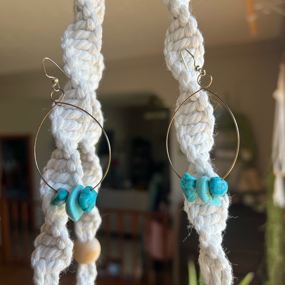 Turquoise earrings - Picture 5 of 5